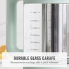 image:imageMartha Stewart Electric Kettle with Removable Stainless Steel Tea Infuser Glass Carafe17L 7 Cups Hot Water Boiler 4 Presets Keep Warm amp Auto ShutOff Cordless 360 Swivel Base Linen CreamHoneydew Green